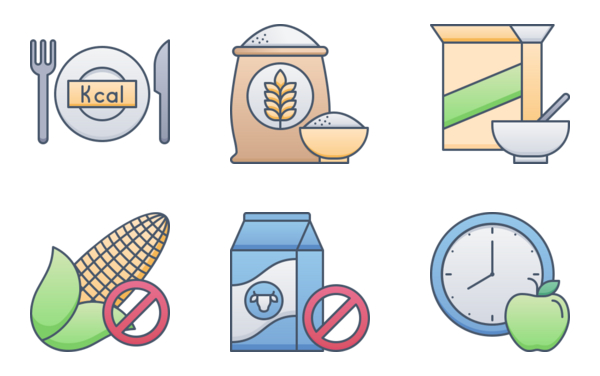 Nutrition health Icons