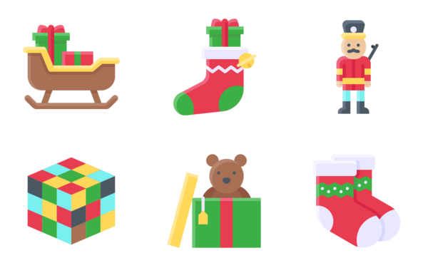 christmas toy icons
