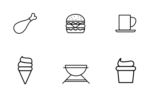 fast food icons