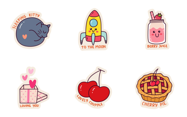 kawaii stickers