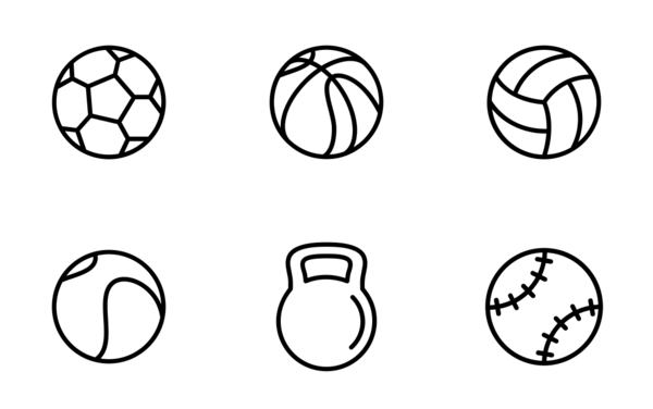 sports icon set