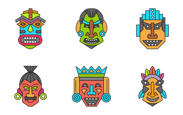 tribal masks