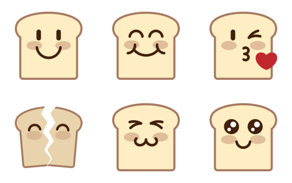 toast emojis