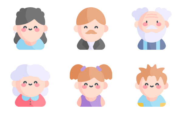 family members avatars