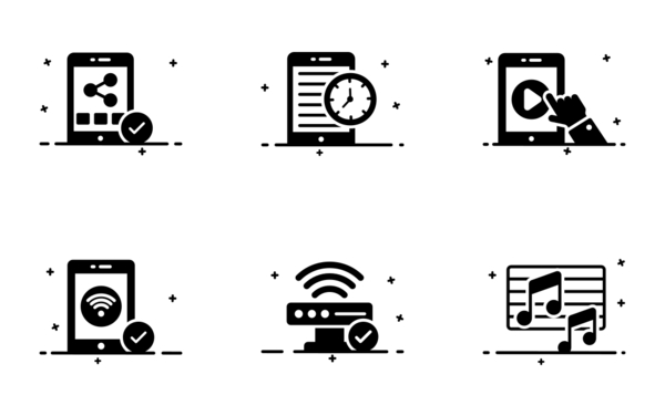 Smooth Conceptual Icons