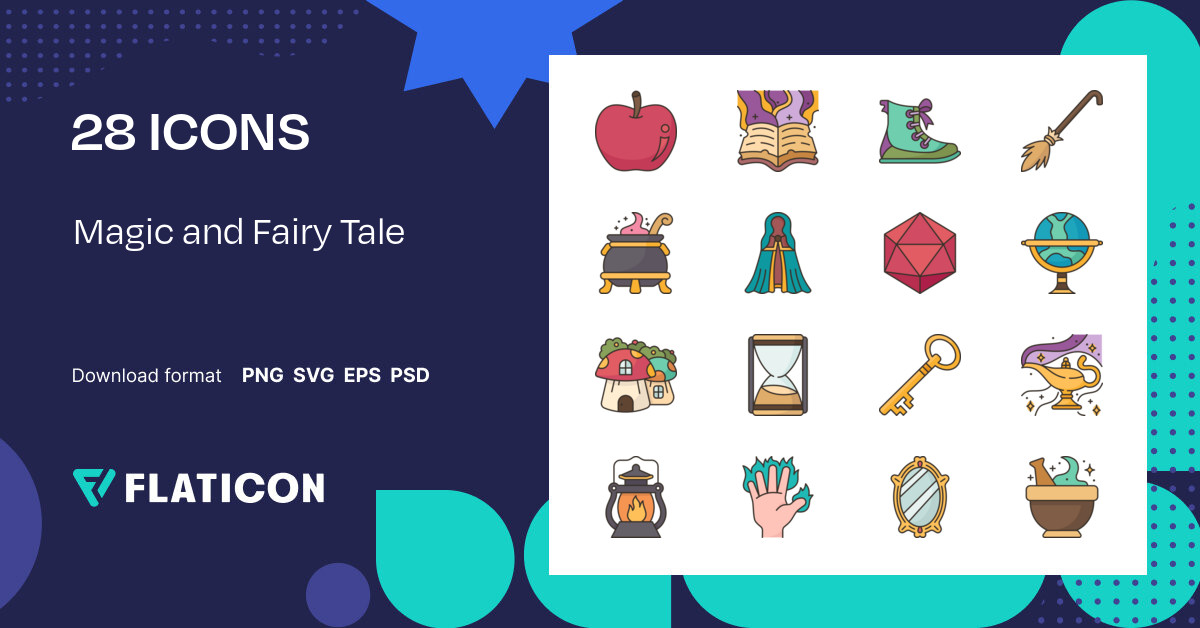 magic-and-fairy-tale-icon-pack-lineal-color-28-svg-icons