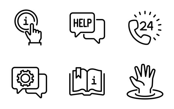 line help icons