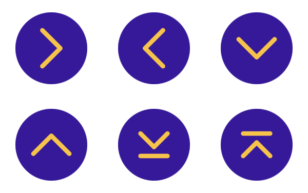 button arrows