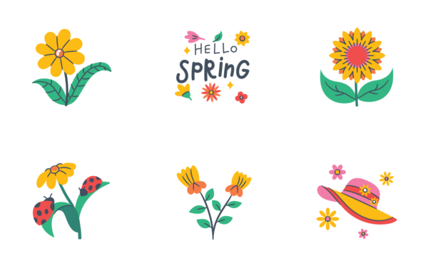 spring sticker