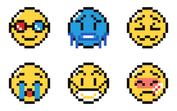 pixel emojis