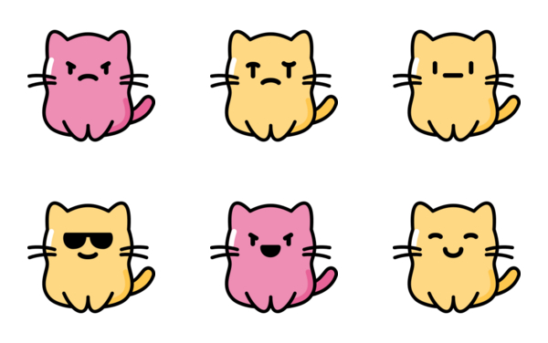 cat emoticons