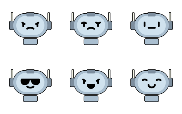 robot emoticons