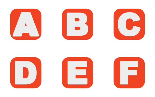 capital letter a to z