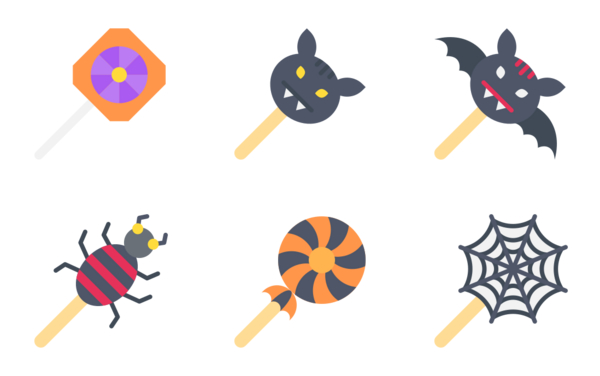 Halloween sweets and candies