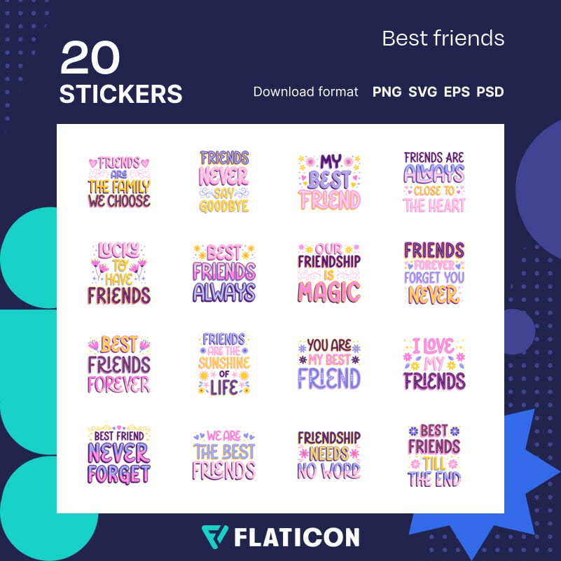 Two Best Friends Sticker, Friends, Sticker, Bond PNG Transparent Clipart  Image and PSD File for Free Download