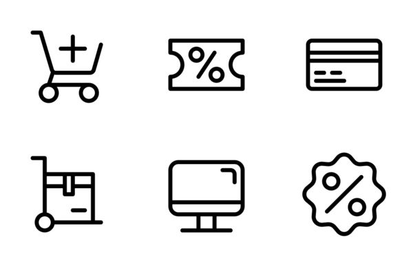 ecommerce icon set