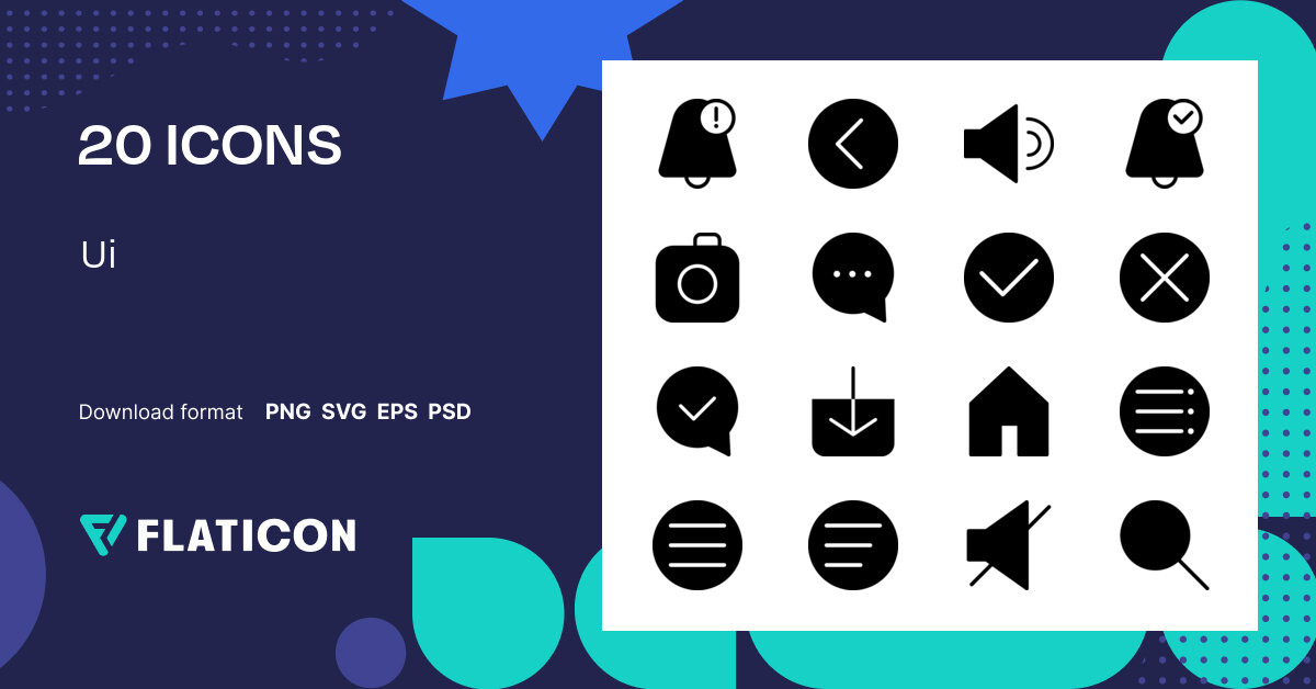 Ui Icon Pack | Mixed | 20 .SVG Icons