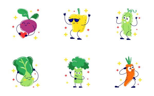 vegetable sticker