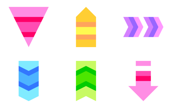 arrows and chevrons