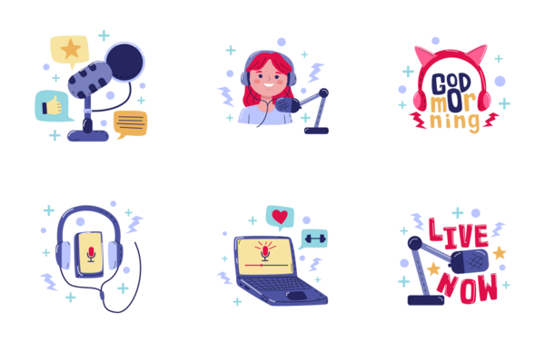 podcast sticker