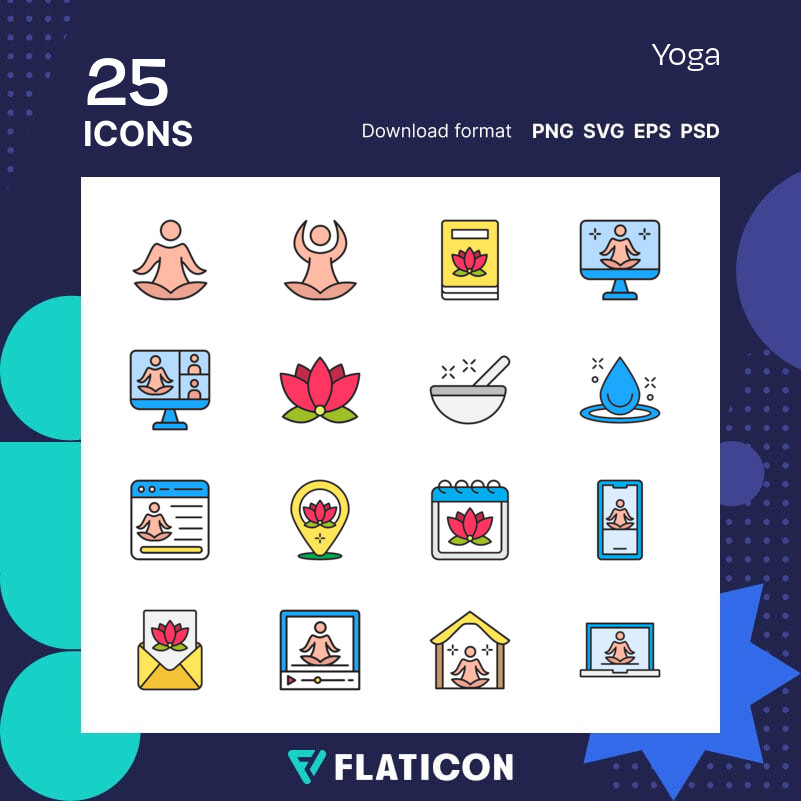 51.889 imagens, fotos stock, objetos 3D e vetores de Yoga icon outline