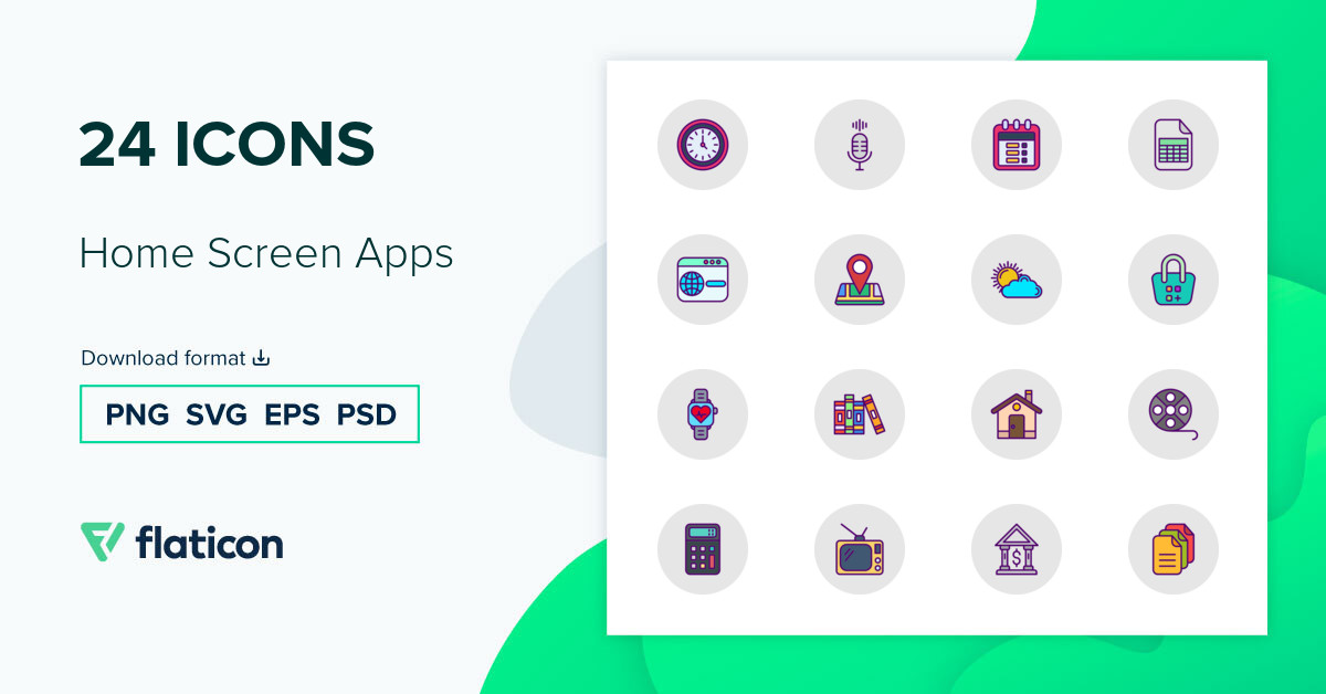 pacote-de-cones-home-screen-apps-outline-color-24-cones-svg