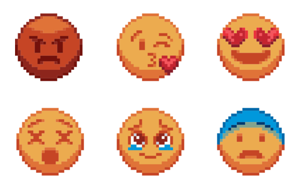 pixelart emojis