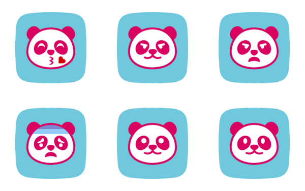 panda emoticon icon