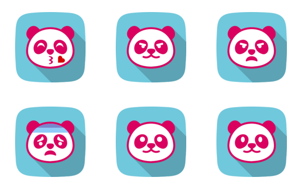 panda emoticon icon