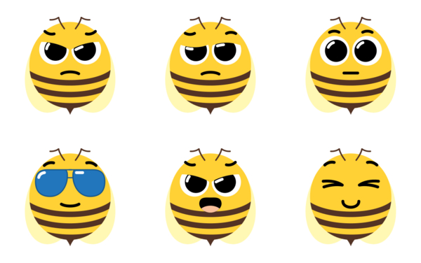 bee emoticons bee emoticons
