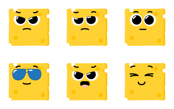 cheese emoticons