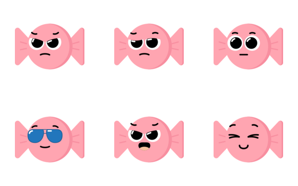 candy emoticons