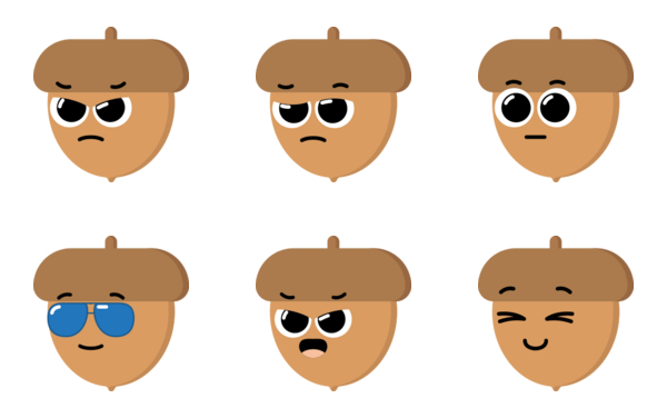 acron emoticons