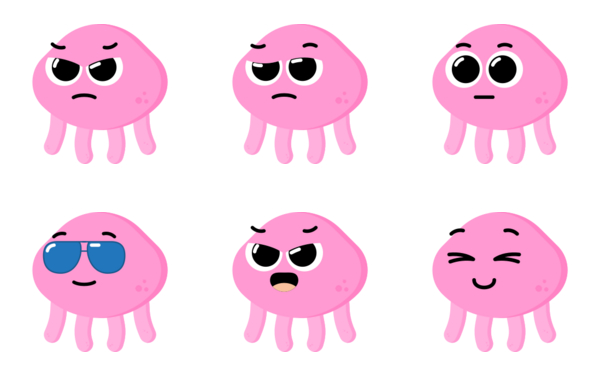 jellyfish emoticons