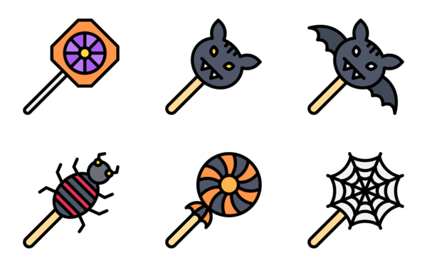halloween sweet and candies