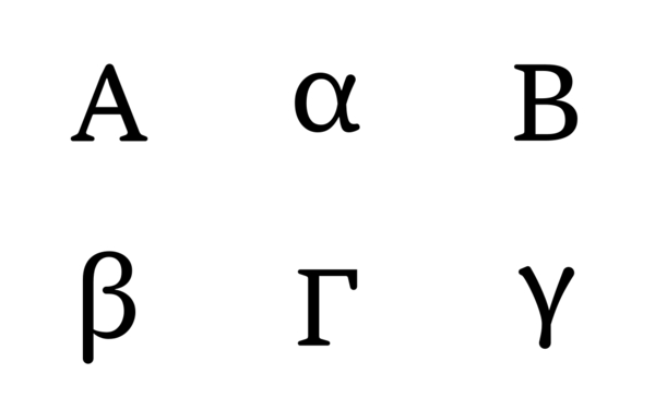 greek alphabet