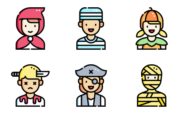 halloween children avatars