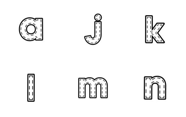 english alphabet small letter