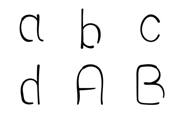 alphabet letters