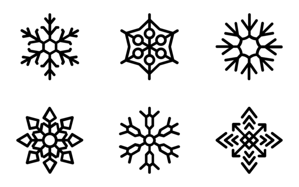 geometric snowflakes