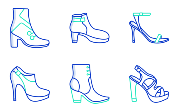 high heels and footwear