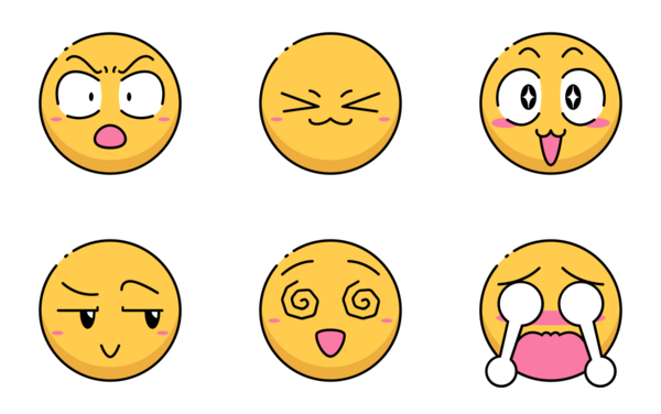 cute emoticon expression