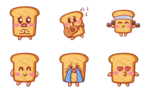 cute bread