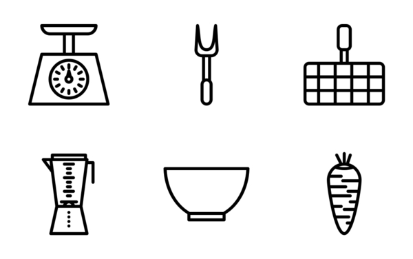 kitchenware and vegetables