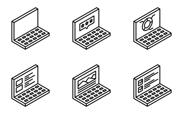 isometric laptops