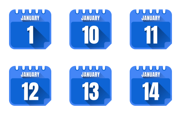 calendar of january