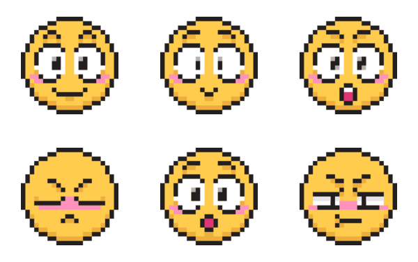 pixel emoticon