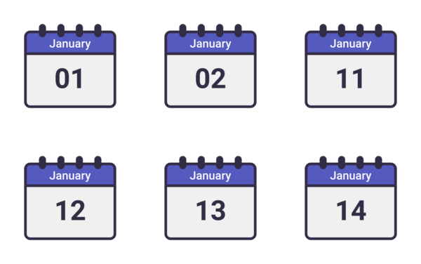 january calendar