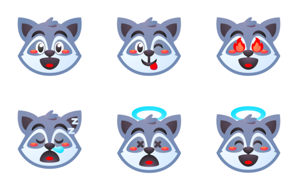 raccoon emoticon