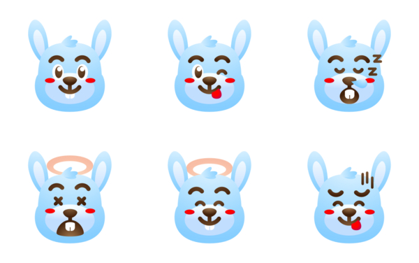 bunny emoticon